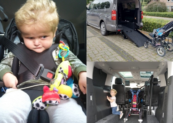 Peugeot Traveller rolstoelbus van familie Oostendorp uit Angerlo