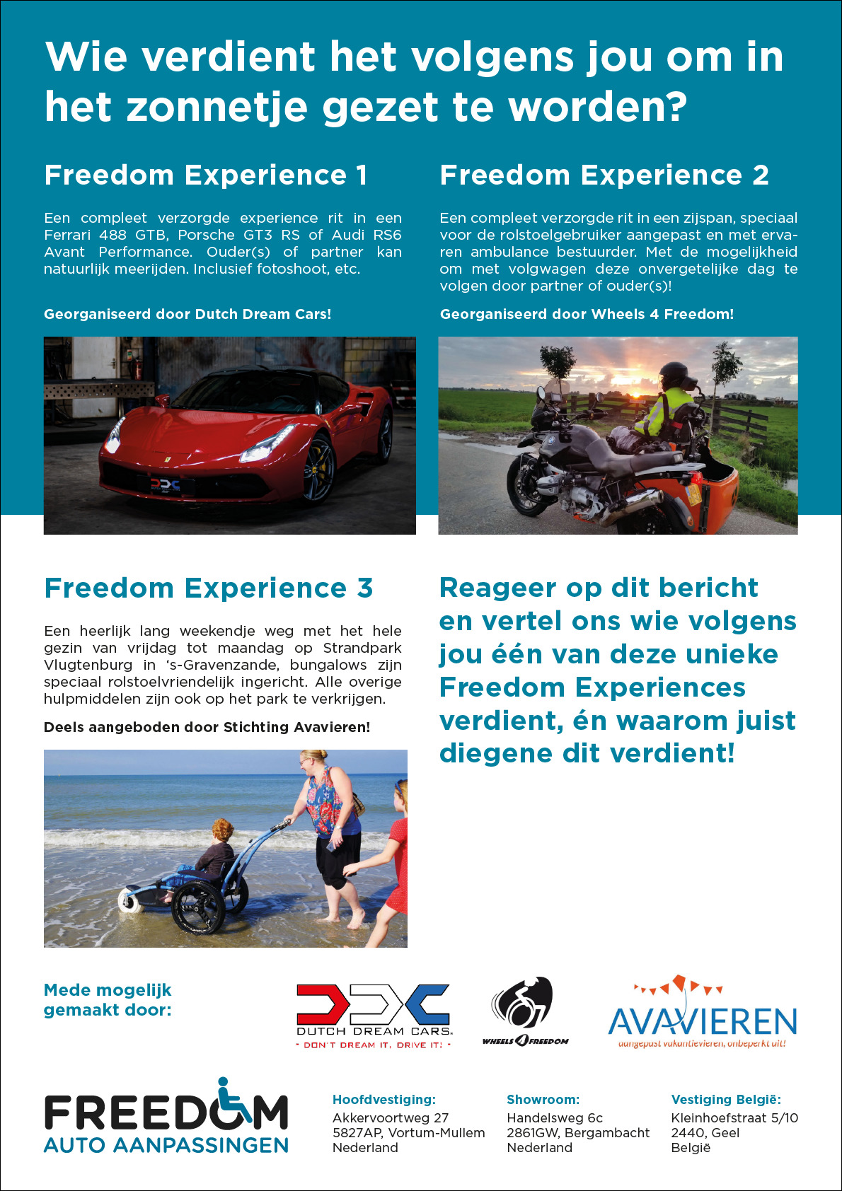 Freedom Experiences giveaway